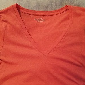 J.Crew Vintage Cotton V-neck Tee